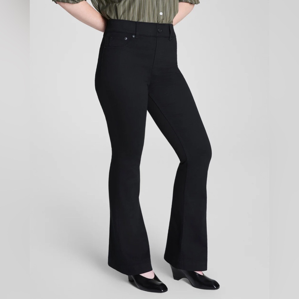 Spanx SPANXshape EveryWear Flare Jeans Pull On Black Size Large